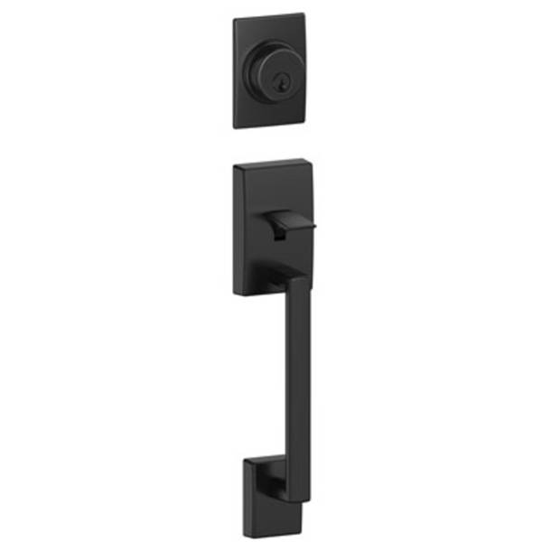 Schlage Century Handleset with Single Cylinder Deadbolt and Latitude